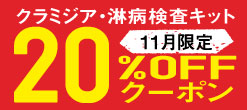 11月限定・20％OFFクーポン