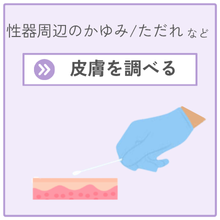 皮膚を調べたい